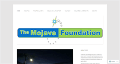 Desktop Screenshot of mojavefoundation.org